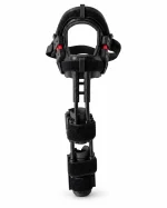 Front view of the ARDELVIO custom dog knee brace showing its support frame and adjustable straps
